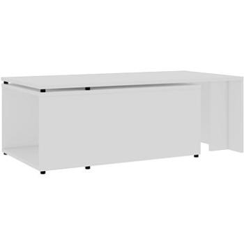 Konferenční stolek bílý 150x50x35 cm dřevotříska (801337)