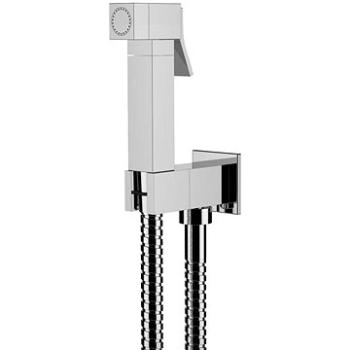 SAPHO Nástěnný ventil s ruční bidetovou sprškou a bezpečnostní pojistkou,hranatý,chrom DB108 (DB108)