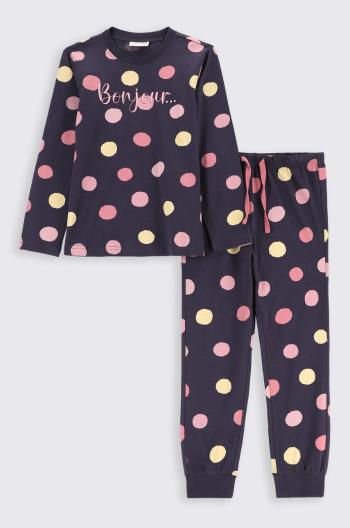 Dětské bavlněné pyžamo Coccodrillo růžová barva