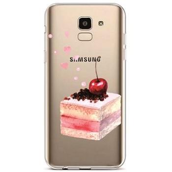 TopQ Samsung J6 silikon Cherry Cake 37862 (Sun-37862)