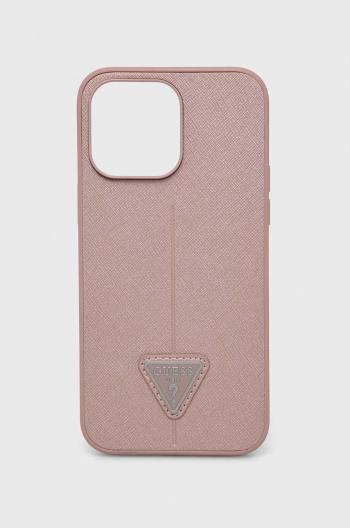 Obal na telefon Guess iPhone 14 Pro Max 6,7'' růžová barva