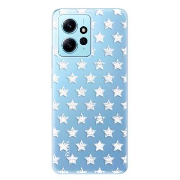 Odolné silikonové pouzdro iSaprio - Stars Pattern - white - Xiaomi Redmi Note 12 5G