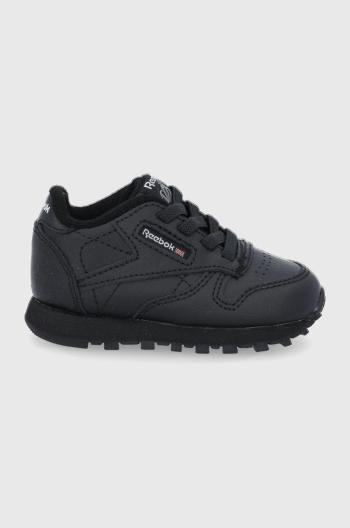 Dětské boty Reebok Classic FZ2094 černá barva