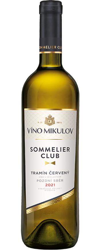 Víno Mikulov Sommelier Club Tramín červený 2021 pozdní sběr 0.75l