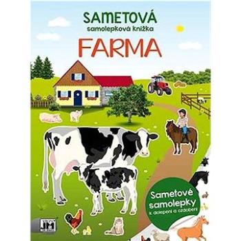 Sametová samolepková knížka Farma (8595593832258)