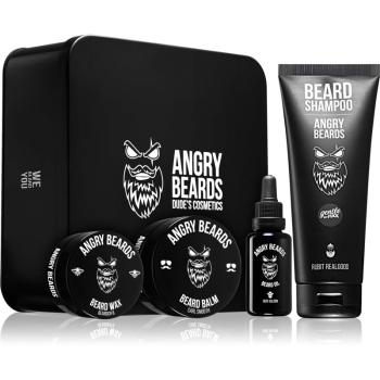 Angry Beards Saloon sada na vousy pro muže