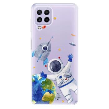 Odolné silikonové pouzdro iSaprio - Space 05 - Samsung Galaxy A22