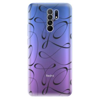 Odolné silikonové pouzdro iSaprio - Fancy - black - Xiaomi Redmi 9