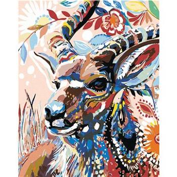 Malování podle čísel - Kytičková antilopa (HRAmal00499nad)