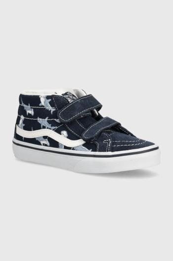 Dětské tenisky Vans UY SK8-Mid Reissue V zelená barva