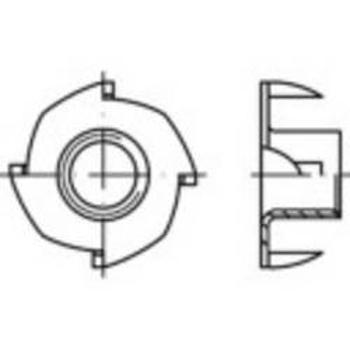 Zatloukací matice TOOLCRAFT 159329, M8, N/A, ocel, 100 ks