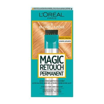 L'Oréal Paris Magic Retouch Permanent 18 ml barva na vlasy pro ženy 8 Blond na barvené vlasy
