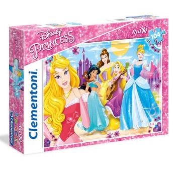 CLEMENTONI Puzzle Disney princezny MAXI 104 dílků