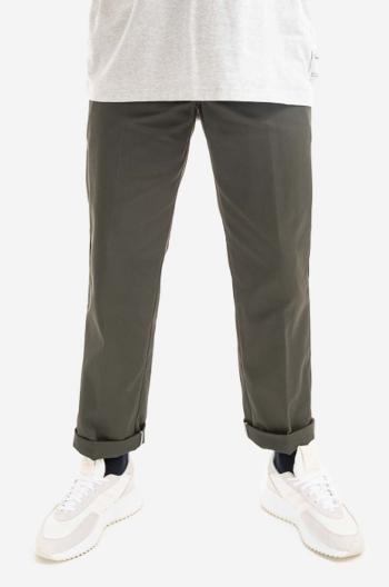 Kalhoty Dickies 874 Work Pant DK0A4XK6OGX pánské, zelená barva, jednoduché, DK0A4XK6OGX-green