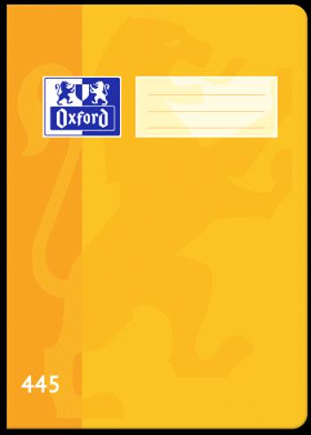 Školní sešit Oxford 445 žlutý