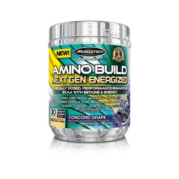 Aminokyseliny Amino Build Next Gen Energized 280 g ovocný punč - MuscleTech