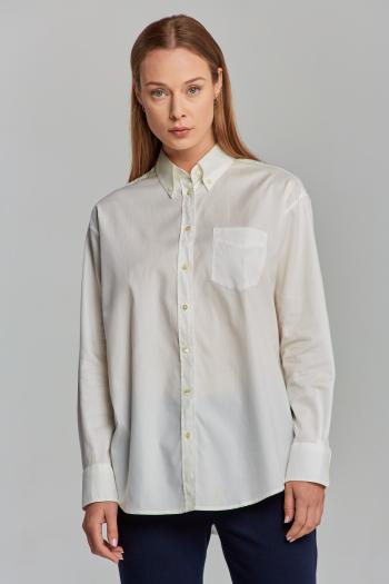 KOŠILE GANT D1. RELAXED DREAMY OXF SHIRT bílá 36