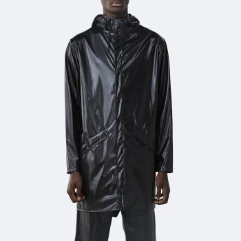 Rains Long Jacket 1202 SHINY BLACK