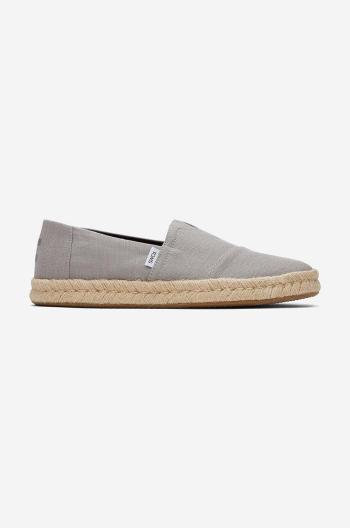 Espadrilky Toms Alpargata Rope šedá barva