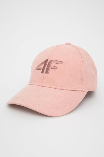 Čepice 4F růžová barva, s aplikací