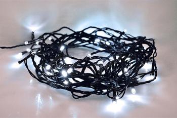 Řetěz vánoční 300 LED, 30m 1V04-W přívod 5m, IP44, bílá SOLIGHT