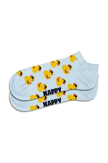 Ponožky Happy Socks Rubber Duck Low Sock modrá barva, SRDU05-6000