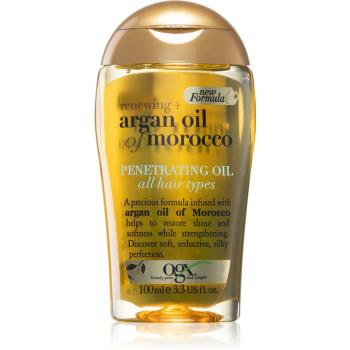 OGX Argan Oil Of Morocco vyživující olej pro lesk a hebkost vlasů 100 ml