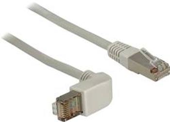 Síťový kabel RJ45 Delock 83525, CAT 6, S/FTP, 1.00 m, šedá