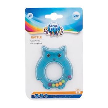 Canpol babies Rattle Owl Blue 1 ks hračka pro děti