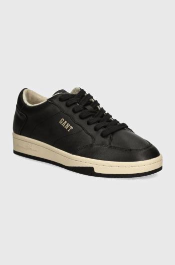 Kožené sneakers boty Gant Prepus černá barva, 29631682 G00