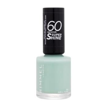 Rimmel London 60 Seconds Super Shine 8 ml lak na nehty pro ženy 154 Shell Yeah!!