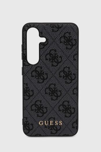 Obal na telefon Galaxy Guess S24 S921 černá barva, GUHCS24SG4GFGR