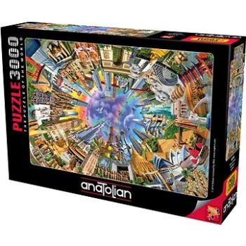 Anatolian Puzzle Svět 3000 dílků (8698543149168)