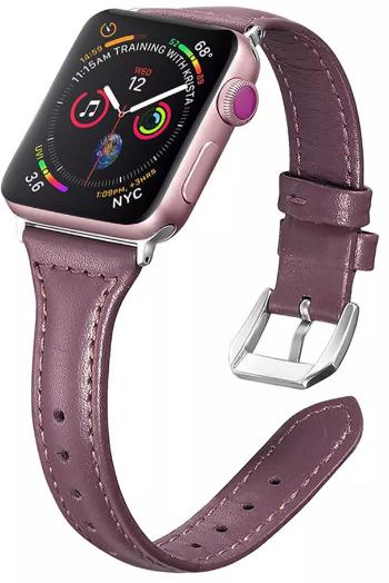 4wrist Kožený řemínek pro Apple Watch - 38/40/41 mm - Red Wine