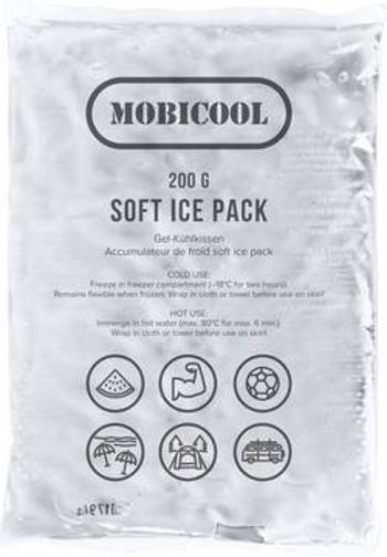 Chladicí polštářek s měkkým ledem MobiCool Soft Ice Pack 200, (š x v x h) 10 x 180 x 120 mm, 1 ks, bílá