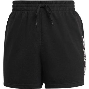 adidas LIN FT SHO Dámské šortky v plus size, černá, velikost 1x