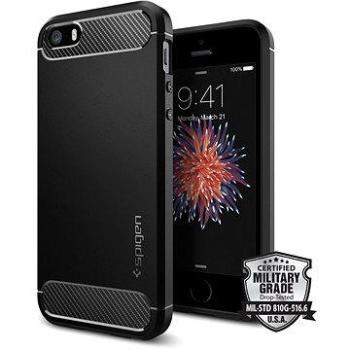 SPIGEN Rugged Armor Black iPhone SE/5s/5 (041CS20167)