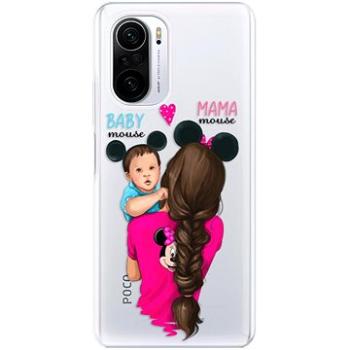 iSaprio Mama Mouse Brunette and Boy pro Xiaomi Poco F3 (mmbruboy-TPU3-PocoF3)