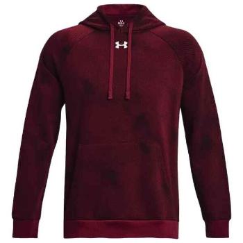 Under Armour RIVAL Pánská mikina, vínová, velikost