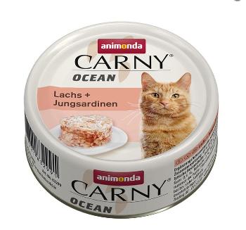 ANIMONDA cat konzerva CARNY OCEAN losos/sardinky - 80g