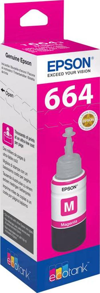 Epson Ink refill T6643 originál purppurová C13T66434010