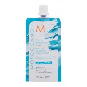 Moroccanoil Color Depositing Mask 30 ml barva na vlasy pro ženy Aquamarine na blond vlasy