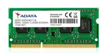 ADATA SODIMM DDR3 4GB 1600MHz CL11 ADDS1600W4G11-S, ADDS1600W4G11-S