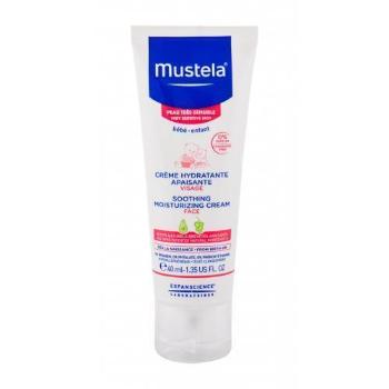 Mustela Bébé Soothing Moisturizing Face Cream 40 ml denní pleťový krém na všechny typy pleti; výživa a regenerace pleti