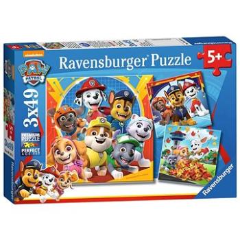 Ravensburger 050482 Tlapková patrola - Hrátky v listí 3x49 dílků  (4005556050482)