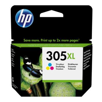 HP 3YM63AE - originální cartridge HP 305-XL, barevná, 5ml