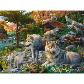 Ravensburger Puzzle Jarní vlci 1500 dílků