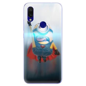 Odolné silikonové pouzdro iSaprio - Mimons Superman 02 - Xiaomi Redmi 7