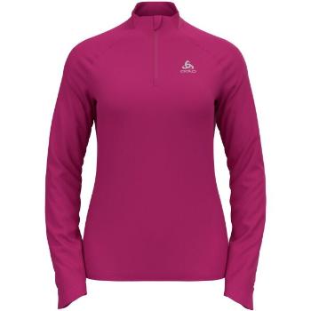 Odlo MIDLAYER 1/2 ZIP CARVE LIGHT Dámská funkční mikina, růžová, velikost