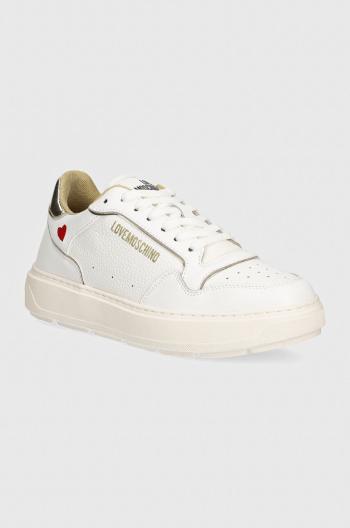 Sneakers boty Love Moschino bílá barva, JA15144G1LJC210A